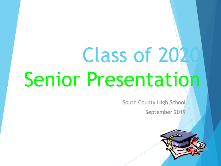 class of 2020 senior presentation