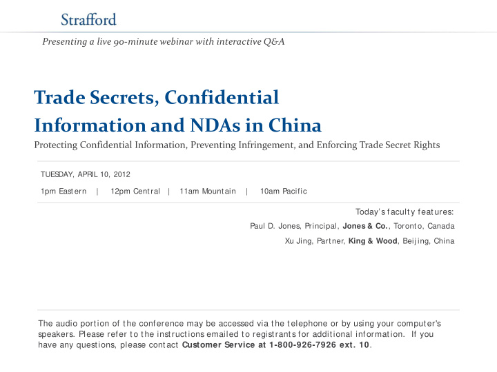 trade secrets confidential information and ndas in china