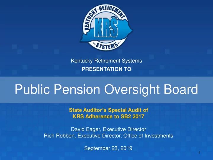 public pension oversight board