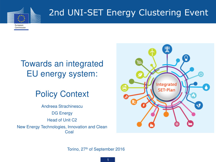 2nd uni set energy clustering event