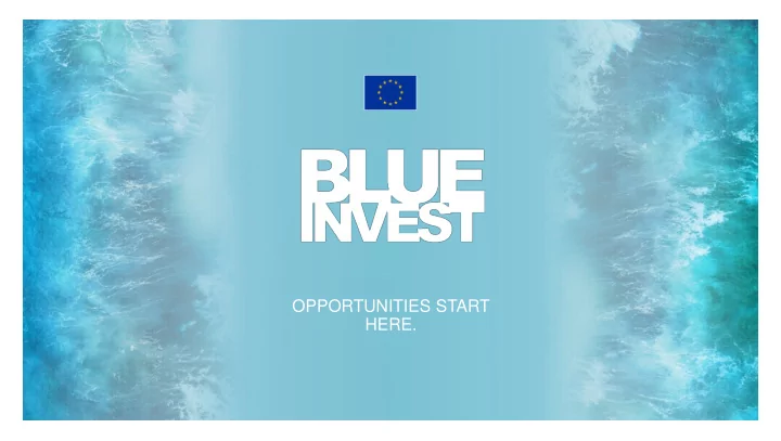 opportunities start