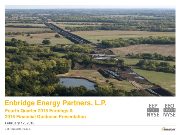 enbridge energy partners l p