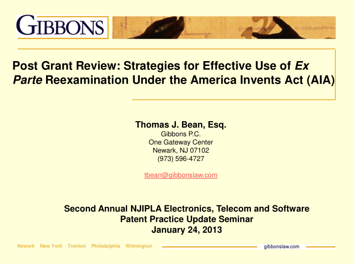 post grant review strategies for effective use of ex