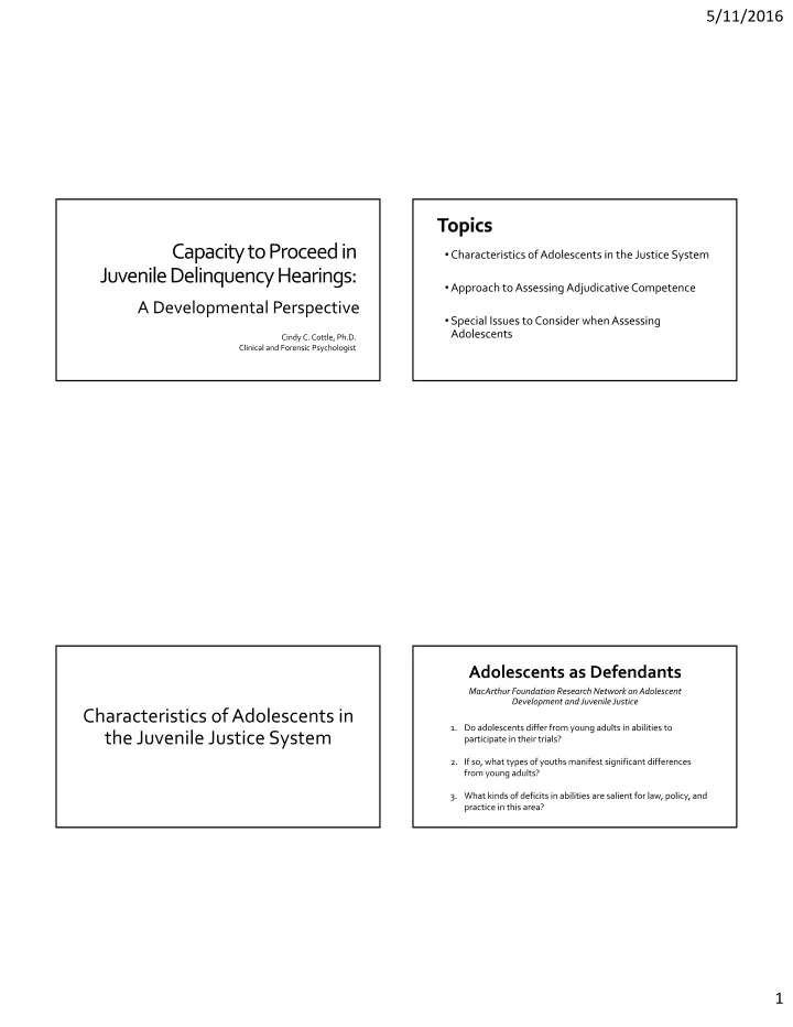 a developmental perspective