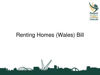 Renting Homes (Wales) Bill  Background  Law Commission  White Paper  Renting Homes (Wales)
