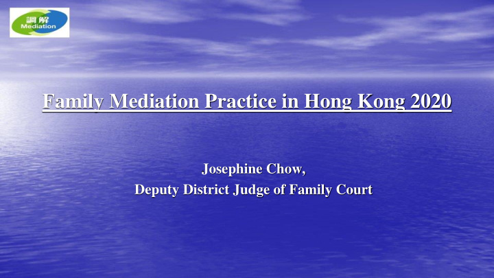 family mediation practice in hong kong 2020