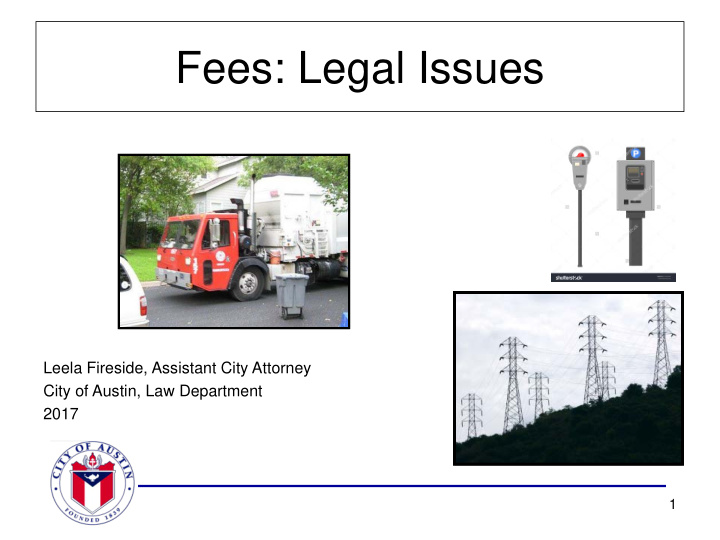 fees legal issues