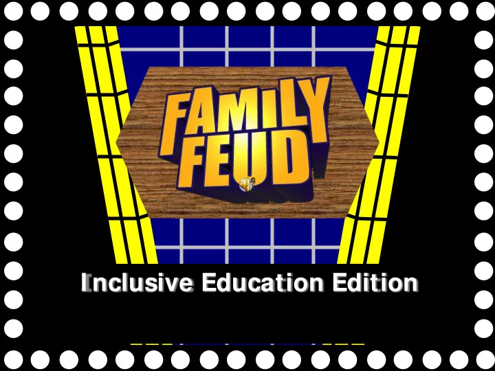 i nclusive education edition