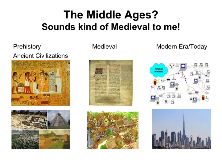 the middle ages