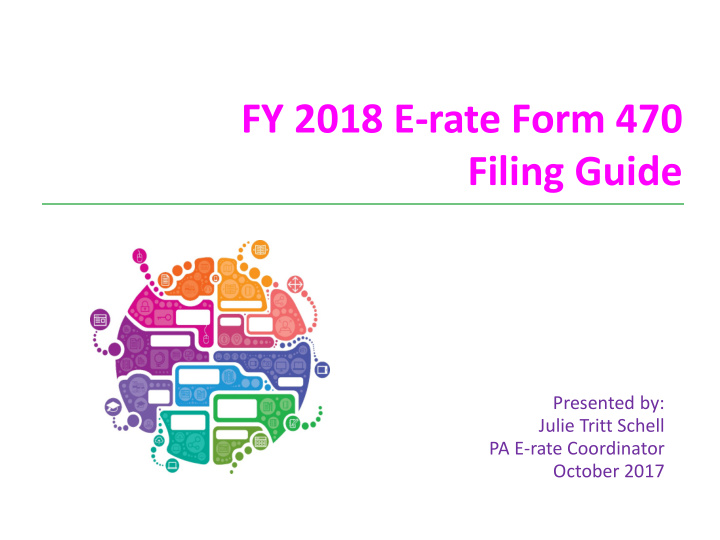 fy 2018 e rate form 470 filing guide