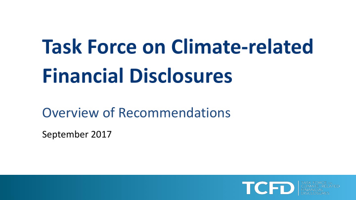 financial disclosures