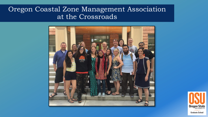 oregon coastal zone management association