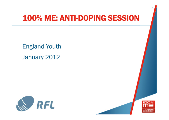 100 me anti doping session