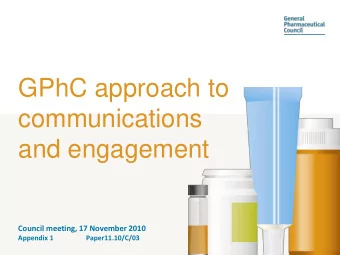 communications  and engagement  Council meeting, 17 November 2010  Appendix 1