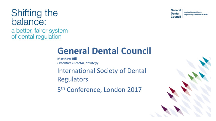 general dental council