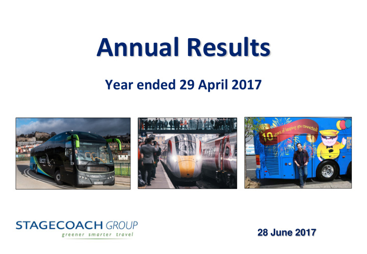 annual results