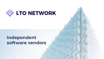 Independent  software vendors  LTO Network  Proof of Existence  OUR  WORLD  RELIES ON  LTO Network