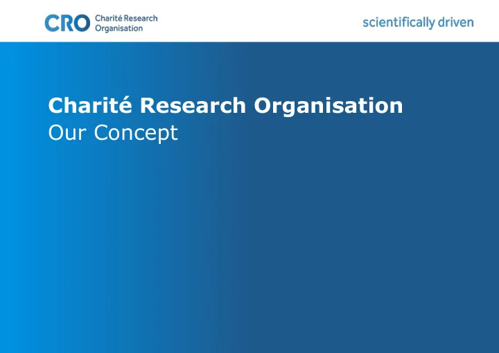 charit research organisation