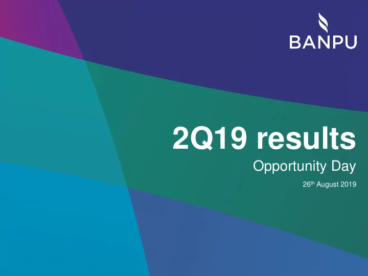 2q19 results