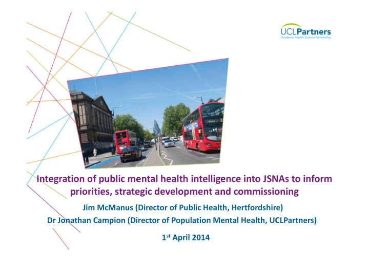 integration of public mental health intelligence into