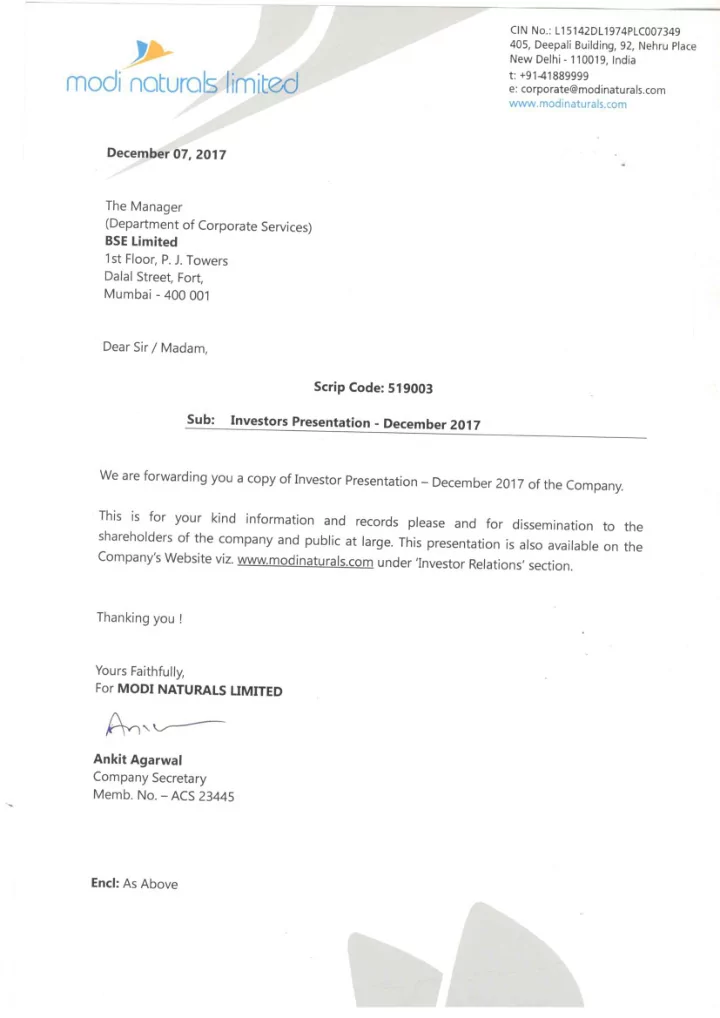 modi naturals ltd