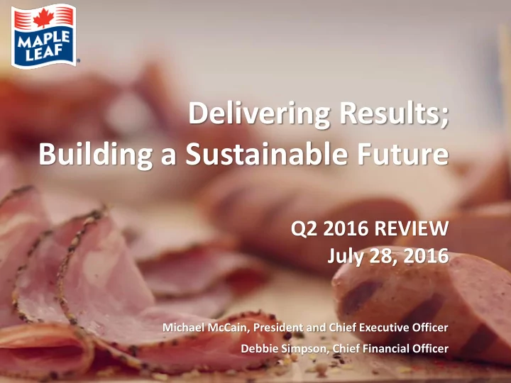 building a sustainable future
