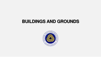 BUILDINGS AND GROUNDS  WORK ORDERS    Work orders generated in the last 4 months:  1,640