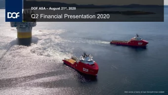 Q2 Financial Presentation 2020  Highlights Group  2  Highlights EBITDA Q2 NOK 701 million