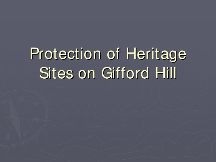 protection of heritage protection of heritage sites on