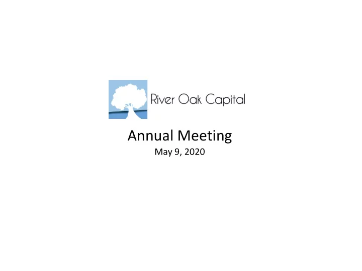 annual meeting