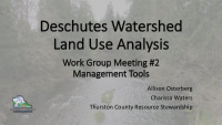 thurston county resource stewardship overview