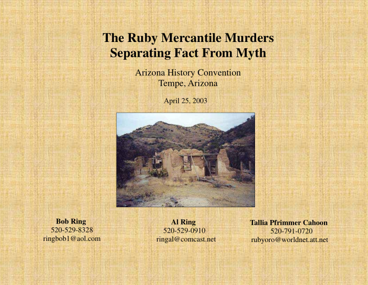 the ruby mercantile murders separating fact from myth