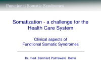 functional somatic syndromes