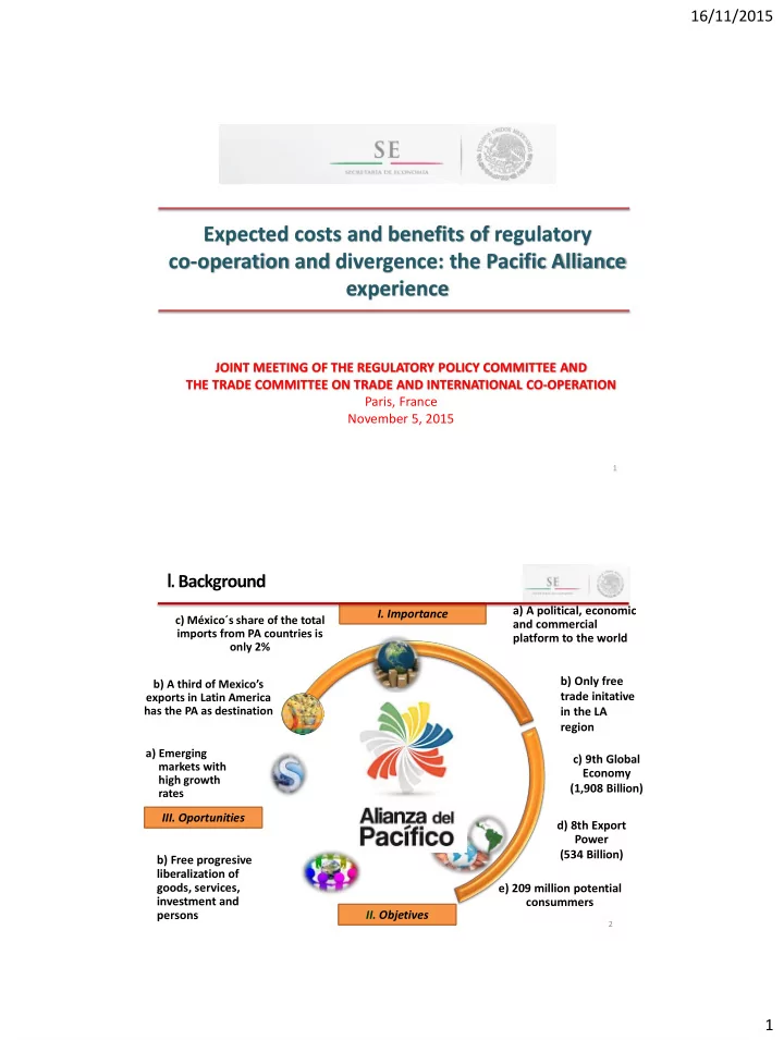 joint meeting of the regulatory policy committee and the