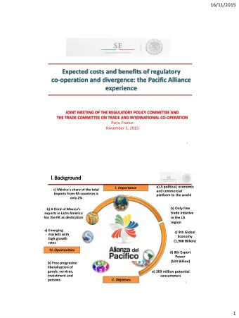JOINT MEETING OF THE REGULATORY POLICY COMMITTEE AND  THE TRADE COMMITTEE ON TRADE AND
