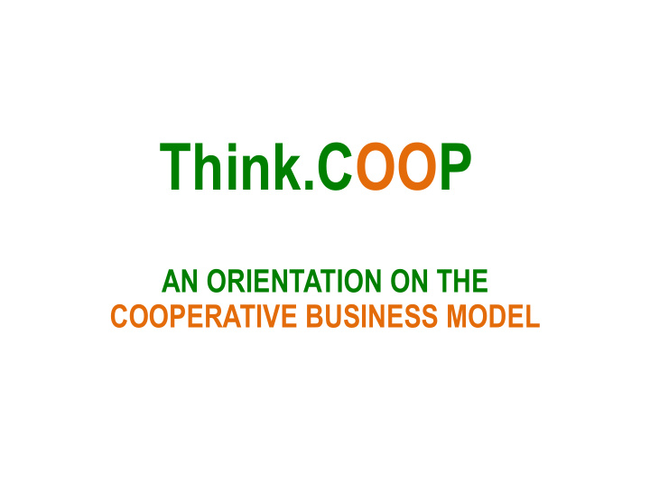 think coop