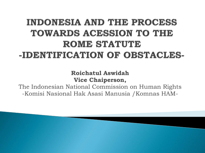 the indonesian national commission on human rights