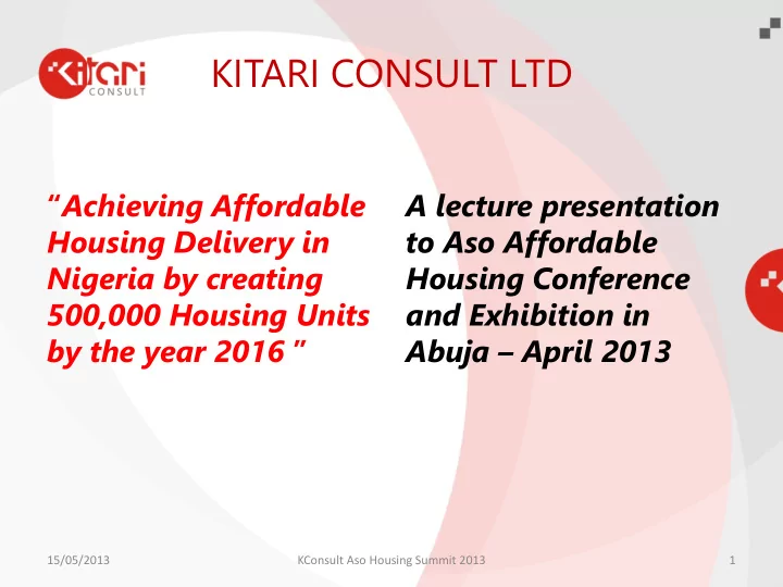 kitari consult ltd