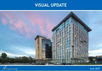 VISUAL UPDATE  June 2017  DISCLAIMER  IMPORTANT: You must read the following before continuing. The