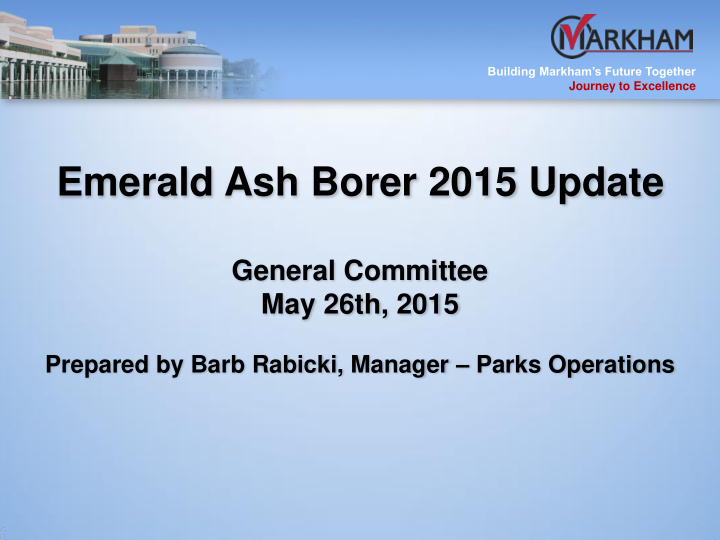 emerald ash borer 2015 update