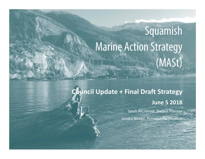 squamish marine action strategy mast