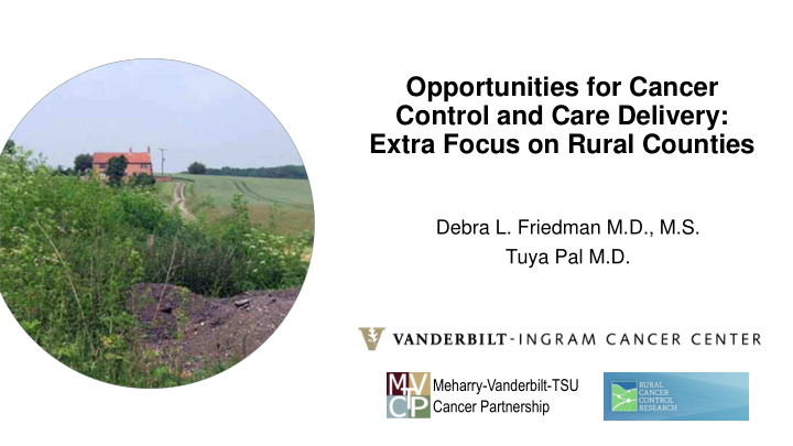 extra focus on rural counties