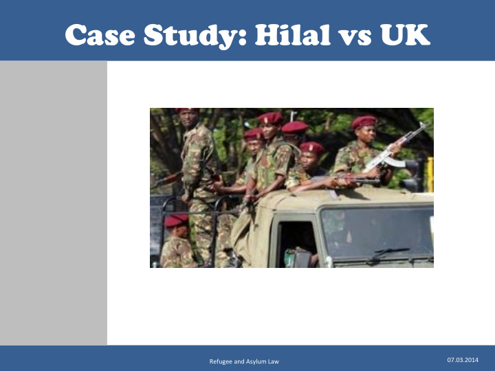 case study hilal vs uk