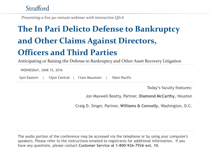 officers and third parties