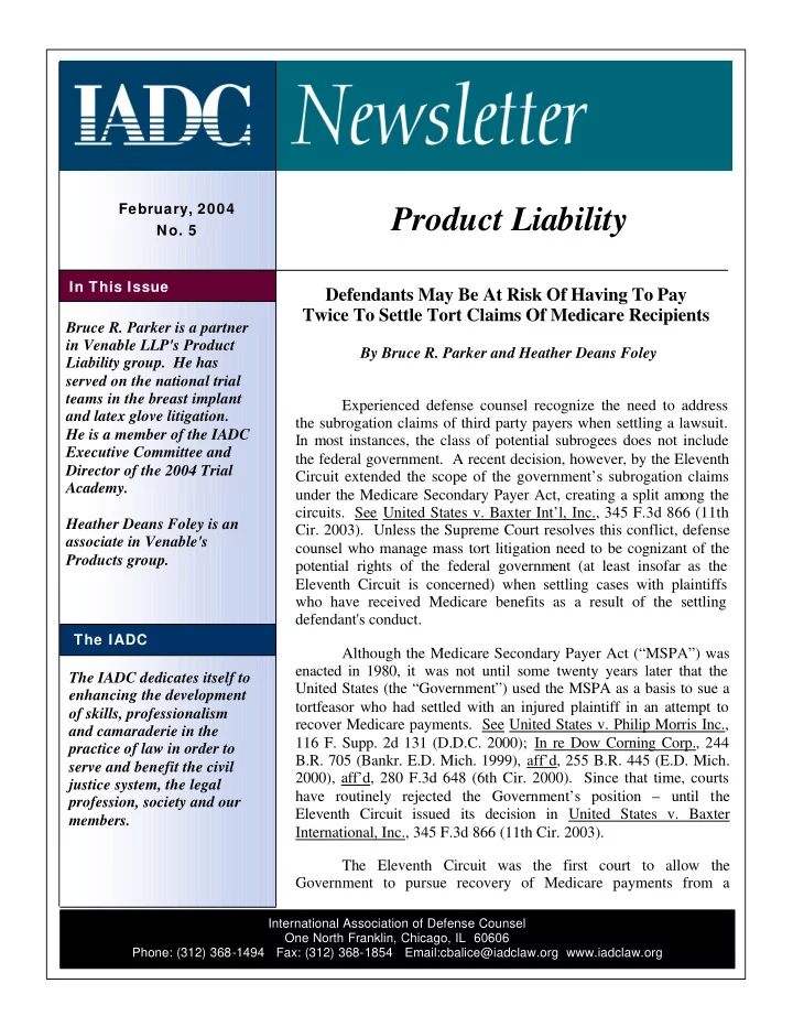 product liability