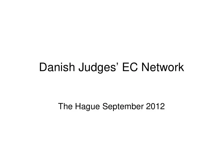 danish judges ec network