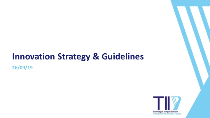 innovation strategy guidelines