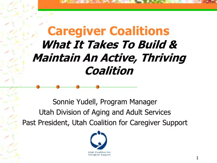 caregiver coalitions