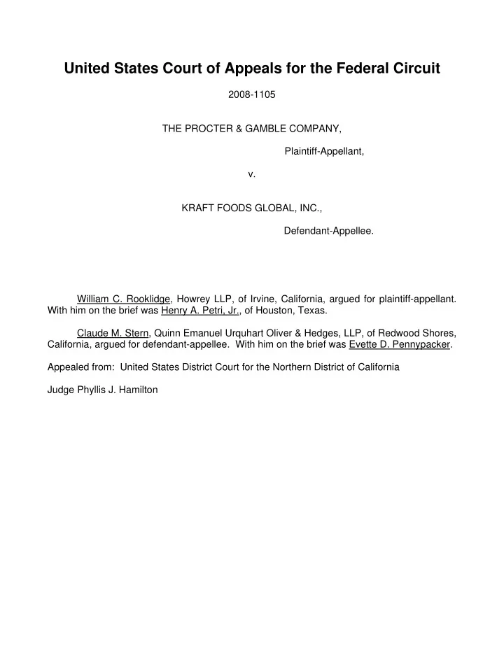 united states court of appeals for the federal circuit