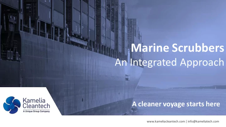 marine scrubbers